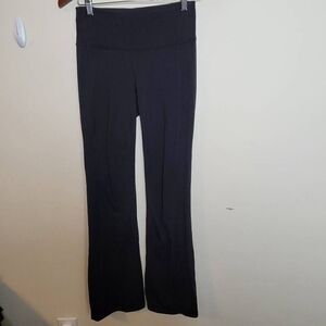 Athleta Revelation  Flare Legging Low Rise Yoga Pants Black Size Small #903795